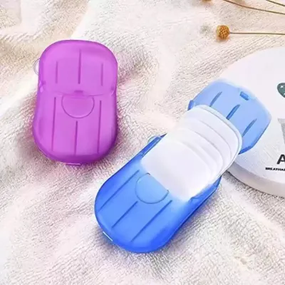 2 Pc Travel Disposable Paper Soap